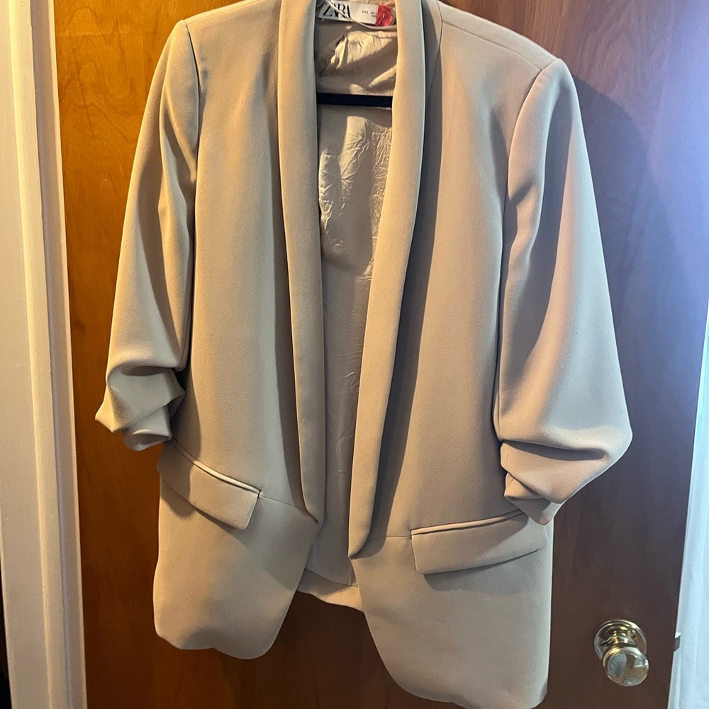 Zara Cream Women's Blazer